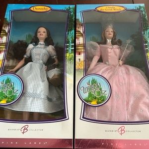 Dorothy and Glinda the Good Witch Barbies